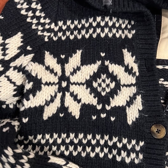 Hollister sweater, work women's large blue and white - Picture 3 of 4